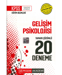 GELİŞİM PSİKOLOJİSİ 20Lİ DENEME ÇÖZÜMLÜ