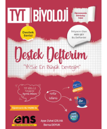 TYT Biyoloji Destek Defterim Destek Serisi ENS Yayınları