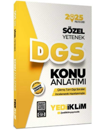 2025 DGS Sözel Yetenek Konu Anlatımı Yediiklim Yayınları