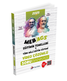 2025 MEB AGS Eğitimin Temelleri ve Türk Milli Eğitim Sistemi Soru Bankası Dizgi Kitap