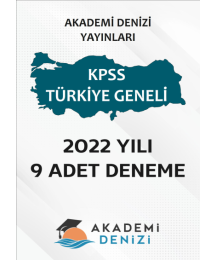 AKADEMİ DENİZİ 9 ADET DENEME