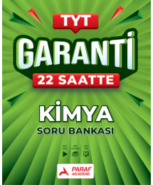TYT Kimya Garanti 22 Saatte Soru Bankası Paraf Akademi