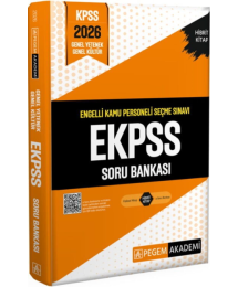 2026 E-KPSS Engelli Kamu Personeli Seçme Sınavı Soru Bankası Pegem Akademi Yayıncılık