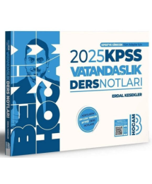 Benim Hocam Yayınları 2025 KPSS Vatandaşlık Ders Notları