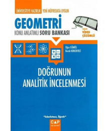 Üniversiteye Hazırlık Geometri Doğrunun Analitik İncelenmesi Konu Anlatımlı Soru Bankası Çap Yayınları
