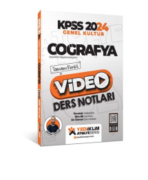 2024 KPSS Atölye Serisi Coğrafya Ders Notları