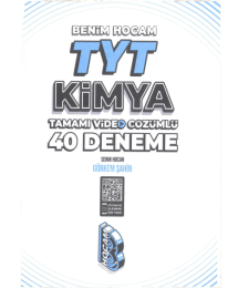 TYT Kimya Tamamı Video Çözümlü 40 Deneme Sınavı