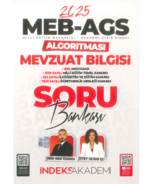 2025 MEB AGS Algoritması Mevzuat Bilgisi Soru Bankası Çözümlü İndeks Akademi Yayıncılık