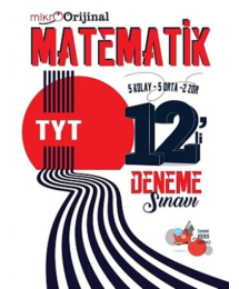 Mikro TYT Matematik 12 li Deneme Sınavı Orijinal Yayınları