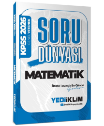 2026 KPSS Genel Yetenek Matematik Soru Dünyası Yediiklim Yayınları