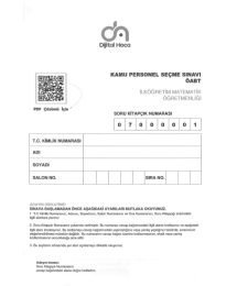 6 DENEME DİJİTAL ÇÖZÜMLÜ