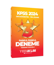 Ortaöğretim-Önlisans Fasikül Yıldız Tamamı Çözümlü 3 Deneme