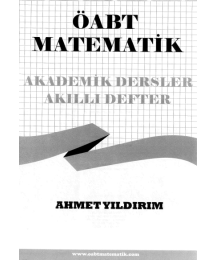 ÖABT MATEMATİK AKADEMİK DERSLER AKILLI DEFTER AHMET YILDIRIM