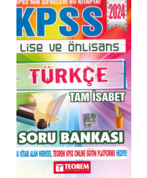 TÜRKÇE TAM İASEBET SORU BANKASI