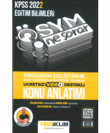 ÖSYM NE SORAR PROGRAM GELİŞTİRME SINIF MATERYAL KONU ANLATIMI
