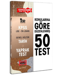 KPSS Lise Ön Lisans GK Tarih Yaprak Test