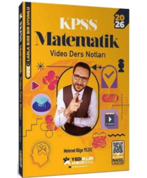 2026 KPSS Matematik Atölye Video Ders Notları Mehmet Bilge Yıldız Yediiklim Yayınları