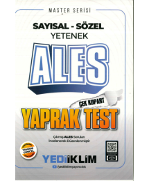 2025 Master Serisi ALES Sayısal-Sözel Yetenek Çek Kopart Yaprak Test Yediiklim Yayınları