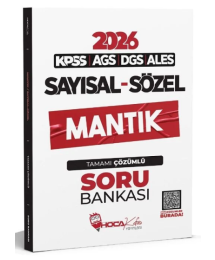 2026 KPSS MEB-AGS DGS ALES Sayısal Sözel Mantık Soru Bankası Çözümlü Hoca Kafası Yayınları