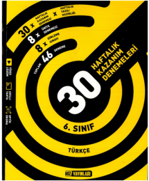 6.Sınıf Türkçe Haftalık Deneme Hız Yayınları