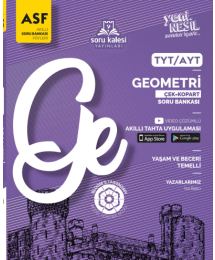 TYT- AYT Geometri Çek Kopart Akıllı Soru Bankası Föyü Soru Kalesi