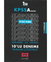 10'SUZ OLMAZ 10'LU DENEME TAMAMI ÇÖZÜMLÜ (TÜM DERSLER)