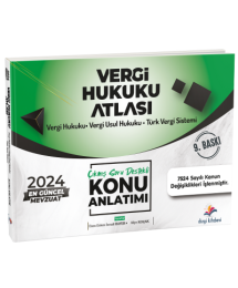 Dizgi Kitap 2024 Vergi Hukuku Atlası Çıkmış Soru Destekli Konu Anlatımı Enes Eslem İsmail Bayer