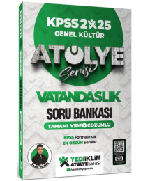 2025 KPSS Genel Kültür Atölye Serisi Vatandaşlık Tamamı Video Çözümlü Soru Bankası Yediiklim