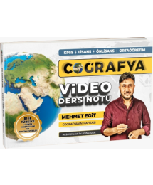 2024 KPSS Mehmet Eğit Coğrafya Video Ders Notları