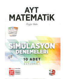 AYT Matematik 10 Adet Simülasyon Denemeleri