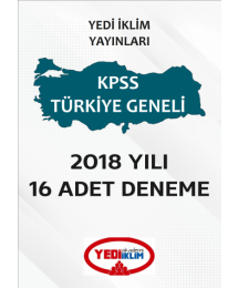 YEDİİKLİM 16 ADET DENEME