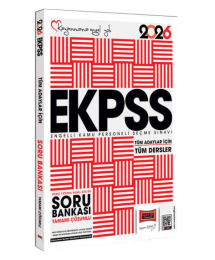 2026 Tüm Adaylar İçin EKPSS GK-GY Tüm Dersler Tamamı Çözümlü Soru Bankası Yargı Yayınları
