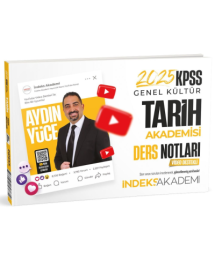 İndeks Akademi 2025 KPSS Tarih Akademisi Video Ders Notları