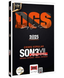 2025 DGS VİP Sayısal Sözel Yetenek Tamamı Çözümlü Son 3 Yıl Çıkmış Sorular Yargı Yayınları
