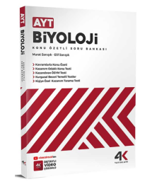 AYT Biyoloji Özetli Soru Bankası 4K Yayınları