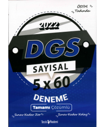 DGS SAYISAL 5x60 DENEME ÇÖZÜMLÜ
