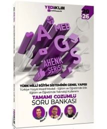 2026 MEB-AGS Türk Milli Eğitim Sisteminin Genel Yapısı Soru Bankası Çözümlü Ahenk Serisi Yediiklim Yayınları