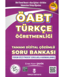 ÖABT TÜRKÇE TAMAMI DİJİTAL ÇÖZÜMLÜ SORU BANKASI ENES KAAN ŞAHİN