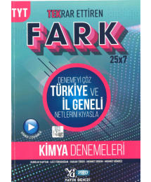 TYT Kimya Fark 25 x 7 Tekrar Ettiren Denemeleri