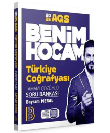2025 MEB-AGS Türkiye Coğrafyası Soru Bankası Çözümlü Benim Hocam Yayınları