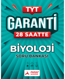 TYT Garanti 28 Saatte Biyoloji Soru Bankası Paraf Akademi