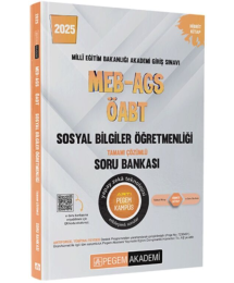 2025 MEB-AGS-ÖABT Sosyal Bilgiler Tamamı Çözümlü Soru Bankası Pegem Akademi Yayıncılık