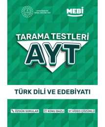 AYT Tarama Testleri Türk Dili ve Edebiyatı MEBİ OGM