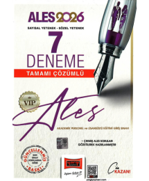 2026 ALES VIP Sayısal Sözel Yetenek Tamamı Çözümlü 7 Deneme Yargı Yayınları