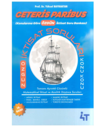 Ceteris Paribus İktisat Tamamı Çözümlü Sorular 4T Yayınları