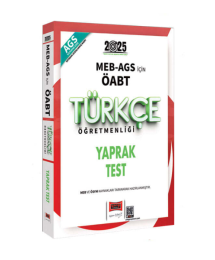 2025 MEB AGS ÖABT Türkçe Öğretmenliği Yaprak Test Yargı Yayınları