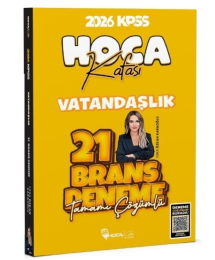 2026 KPSS Vatandaşlık 21 Deneme Çözümlü Esra Özkan Karaoğlu Hoca Kafası Yayınları