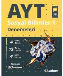 AYT Sosyal Bilimler-1 Denemeleri (20'Li)
