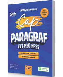 TYT MSÜ KPSS Türkçe Anlam Bilgisi Üniversiteye Hazırlık 20 Deneme İlaveli Çap Yayınları