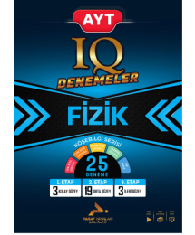 AYT IQ Fizik 25 Branş Denemesi PRF Paraf Yayınları